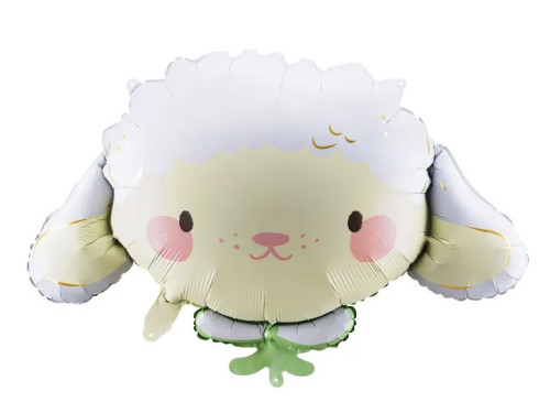 Foil balloon, Sheep - white, 87 x 57,5 cm