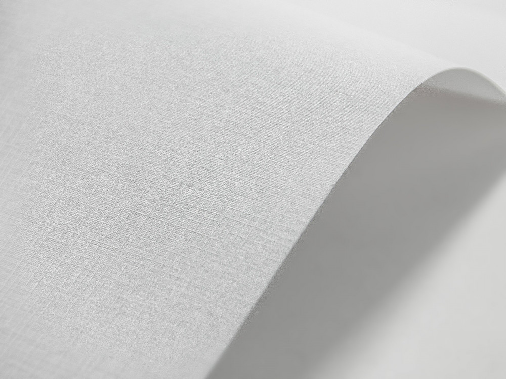 Elfenbens Decor Paper 246g - white, Check (137), A4, 20 sheets