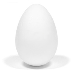 Styrofoam egg - 12 cm
