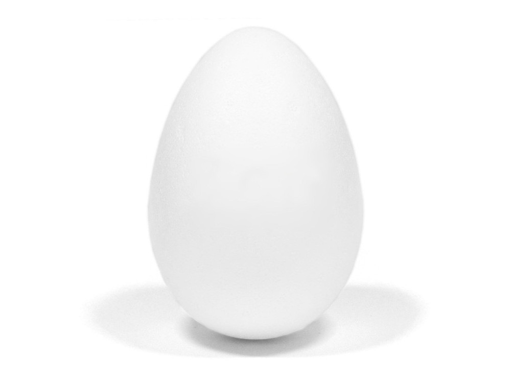 Styrofoam egg - 12 cm