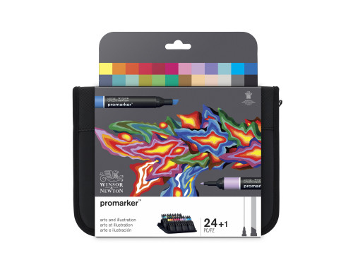 Zestaw Promarker - Winsor & Newton - Sztuka i ilustracje 24 szt.