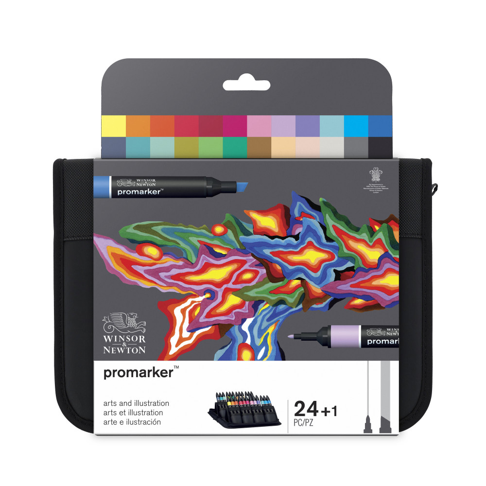 Promarker set Art and Illustration - Winsor & Newton - 24 pcs.