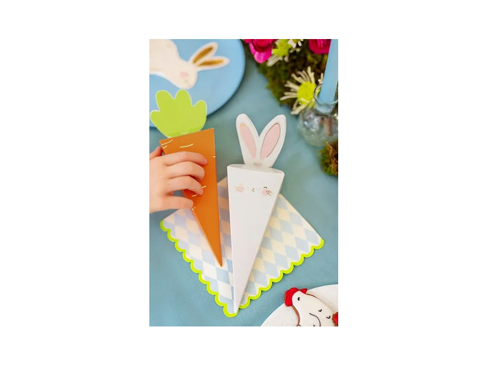 Boxes for guests, Rabbits - beige, 6 pcs