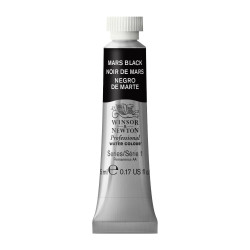 Farba akwarelowa Professional Watercolour - Winsor & Newton - Mars Black, 5 ml