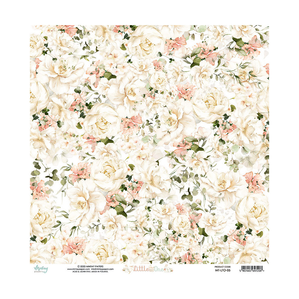 Papier do scrapbookingu 30,5 x 30,5 cm - Mintay - Little One 05