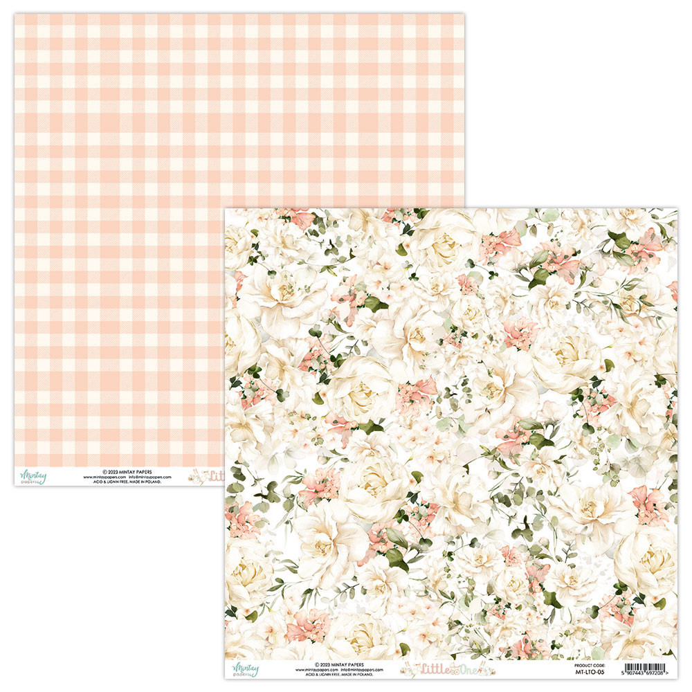 Set of scrapbooking papers 30,5 x 30,5 cm - Mintay - Little One