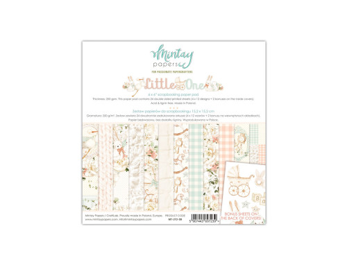 Set of scrapbooking papers 15,2 x 15,2 cm - Mintay - Little One