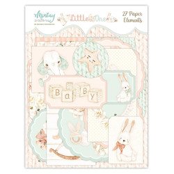 Set of paper elements, tags - Mintay - Little One, 27 pcs.