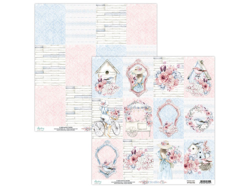 Scrapbooking paper 30,5 x 30,5 cm - Mintay - Elodie 06