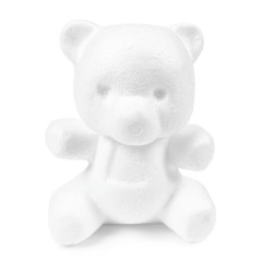 Styrofoam bear - 12 cm
