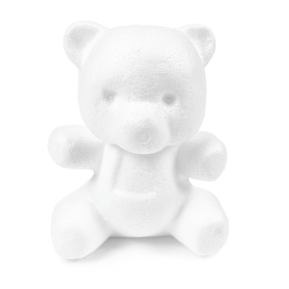 Styrofoam bear - 12 cm