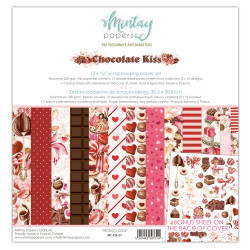 Set of scrapbooking papers 30,5 x 30,5 cm - Mintay - Chocolate Kiss