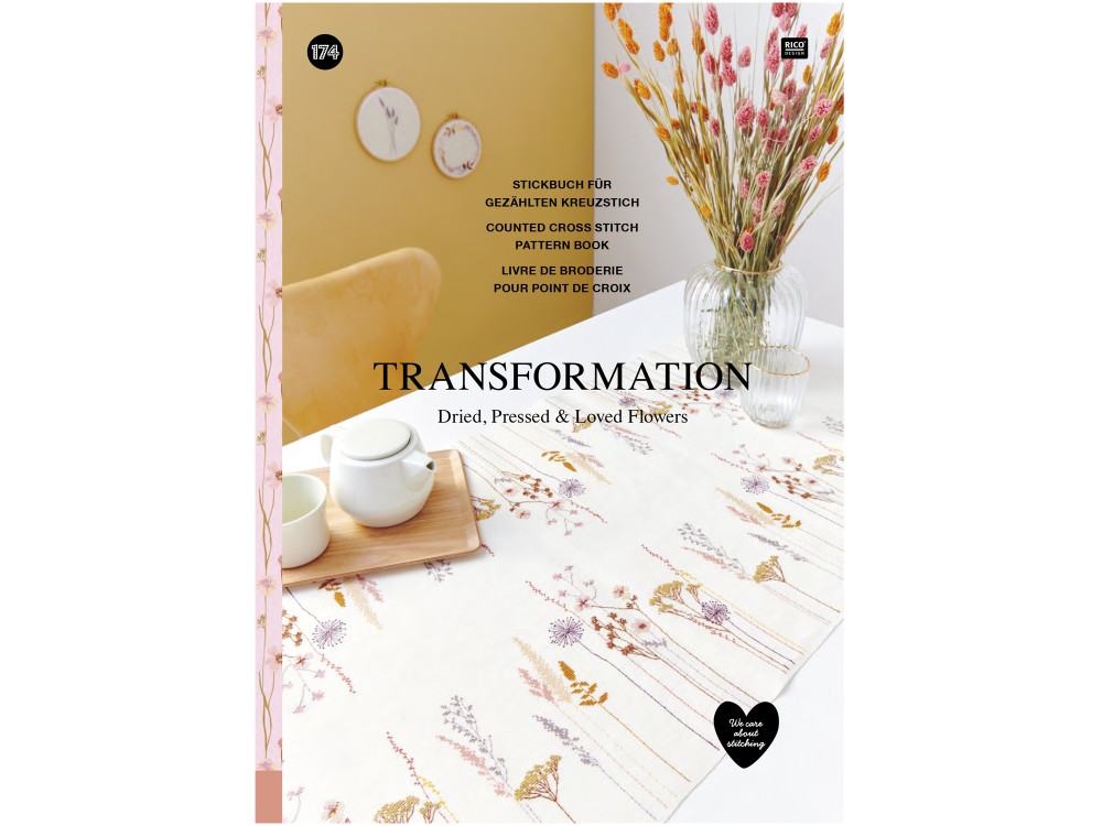 Podręcznik, instrukcja Haft krzyżykowy - Rico Design - Transformation
