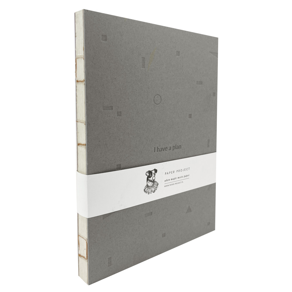 Planner I have a plan - Paper Project - grey, 16,5 x 21 x 5 cm