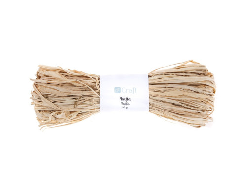 Decorative raffia - DpCraft - natural, 50 g