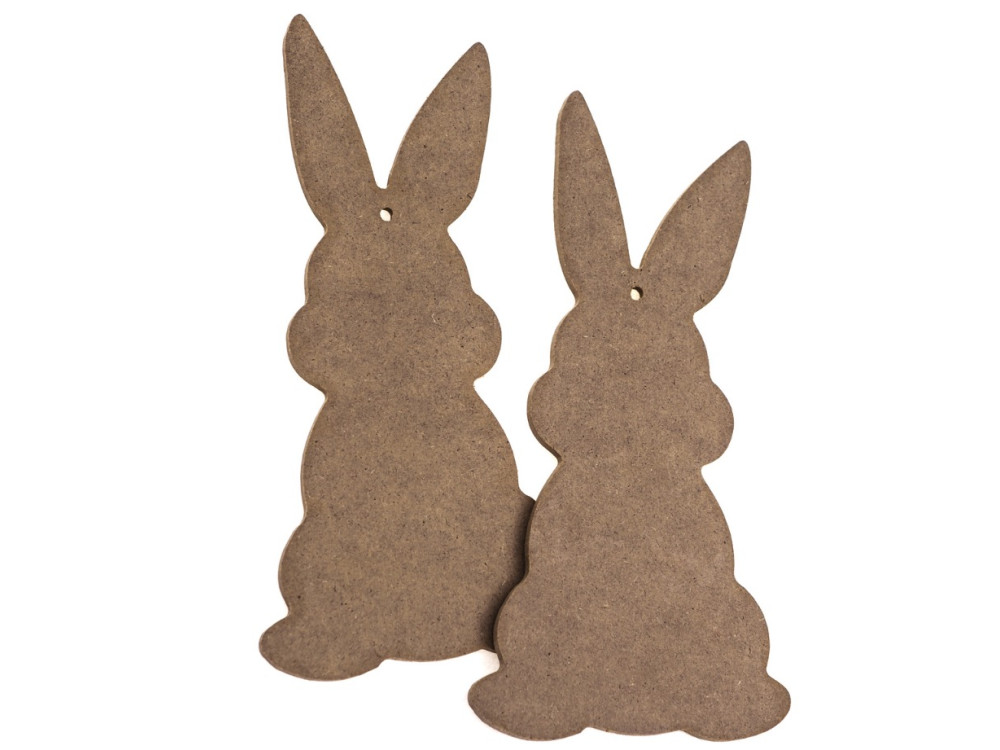 MDF bunnies - DpCraft - 20 cm, 2 pcs.