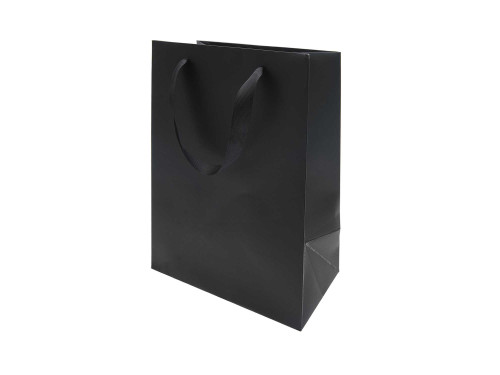 Paper gift bag - Rico Design - Black, 18 x 26 x 12 cm