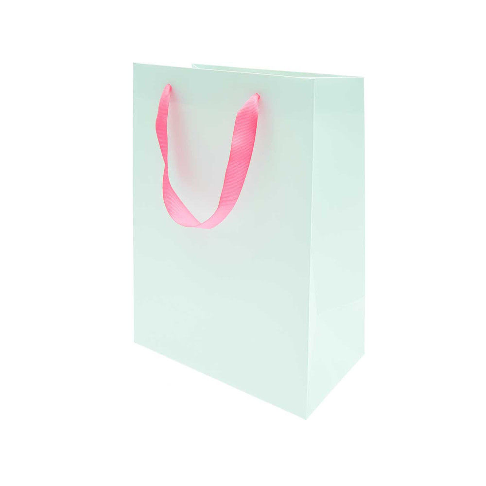 Paper gift bag - Rico Design - Mint, 18 x 26 x 12 cm