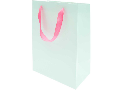 Paper gift bag - Rico Design - Mint, 26 x 32 x 12 cm