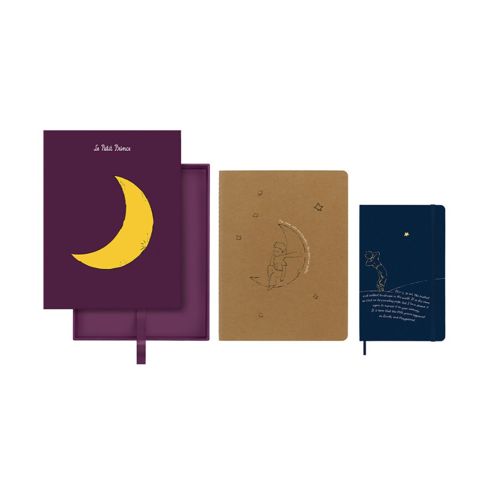 Notebook, Cahier The Little Prince, Moon - Moleskine - L, XL