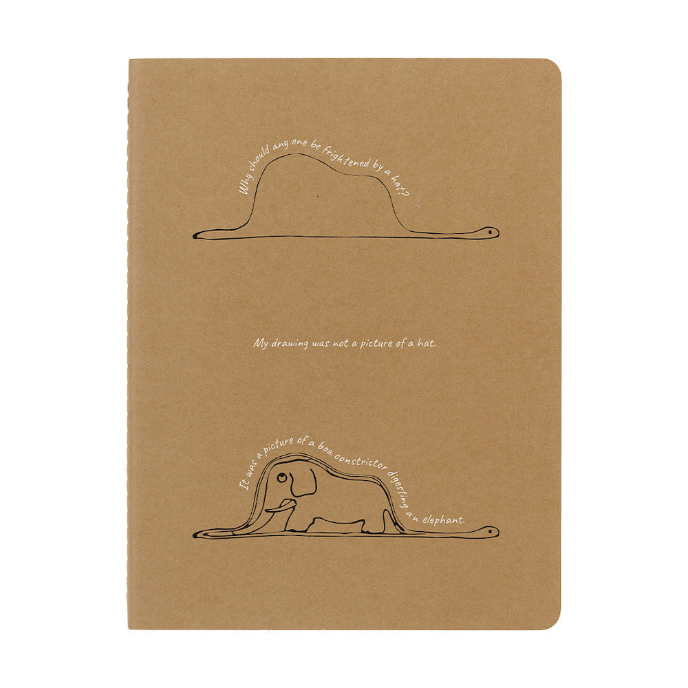 Notebook, Cahier The Little Prince, Elephant - Moleskine - L, XL