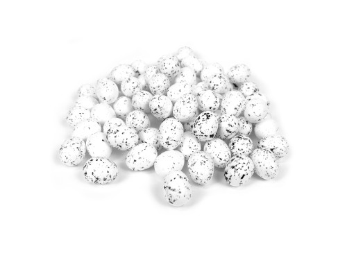 Styrofoam quail eggs - 2 cm, 72 pcs.