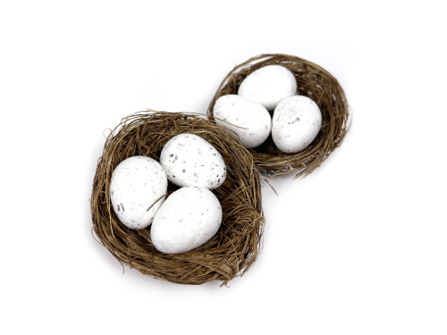 Decorative nests with Easter eggs - 2 pcs.
