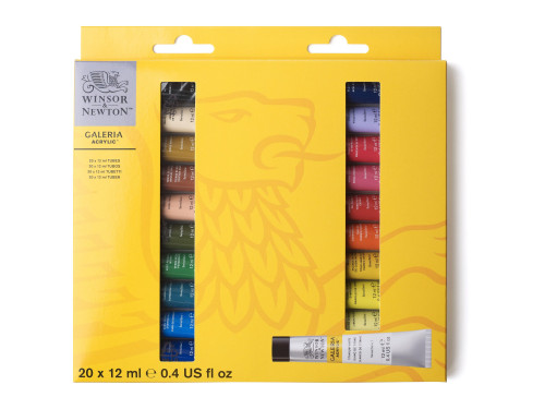 Set of acrylic paints Galeria - Winsor & Newton - 12 ml x 20 pcs.