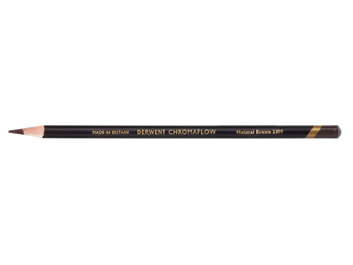 Chromaflow colored pencil - Derwent - 2100, Natural Brown