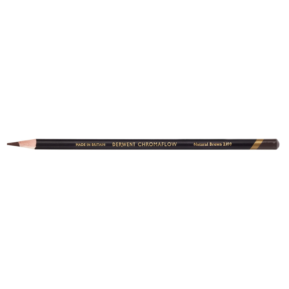 Chromaflow colored pencil - Derwent - 2100, Natural Brown