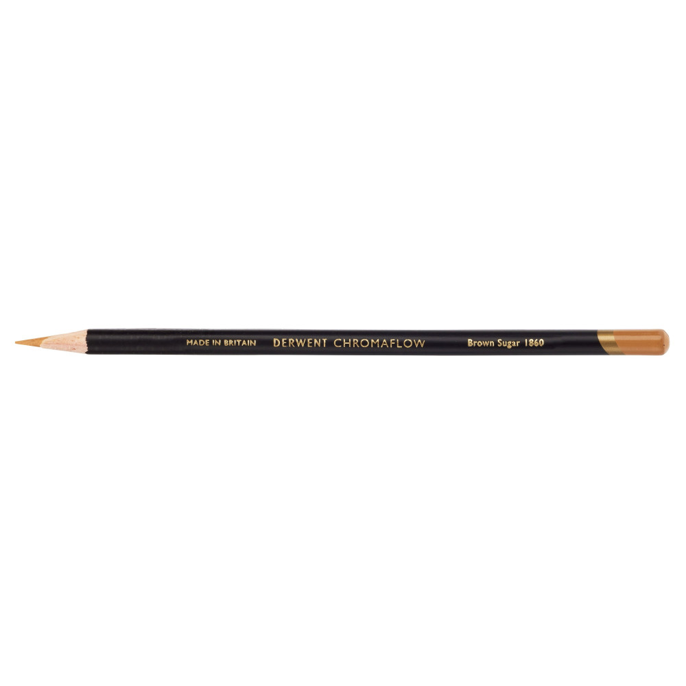 Chromaflow colored pencil - Derwent - 1860, Brown Sugar