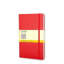 Notatnik Moleskine Squared Red - Pocket