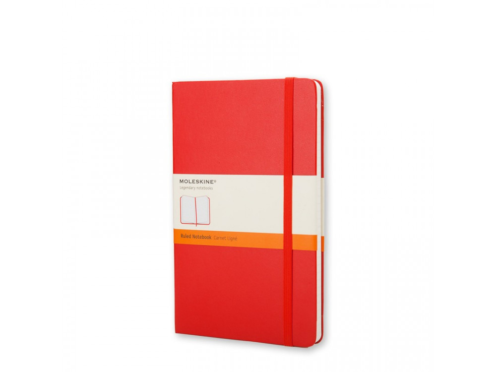 Ruled Red Notebook - Hard - Pocket - Moleskine