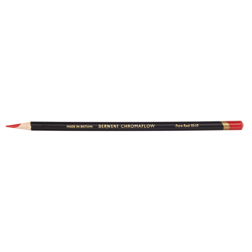 Chromaflow colored pencil - Derwent - 0510, Pure Red