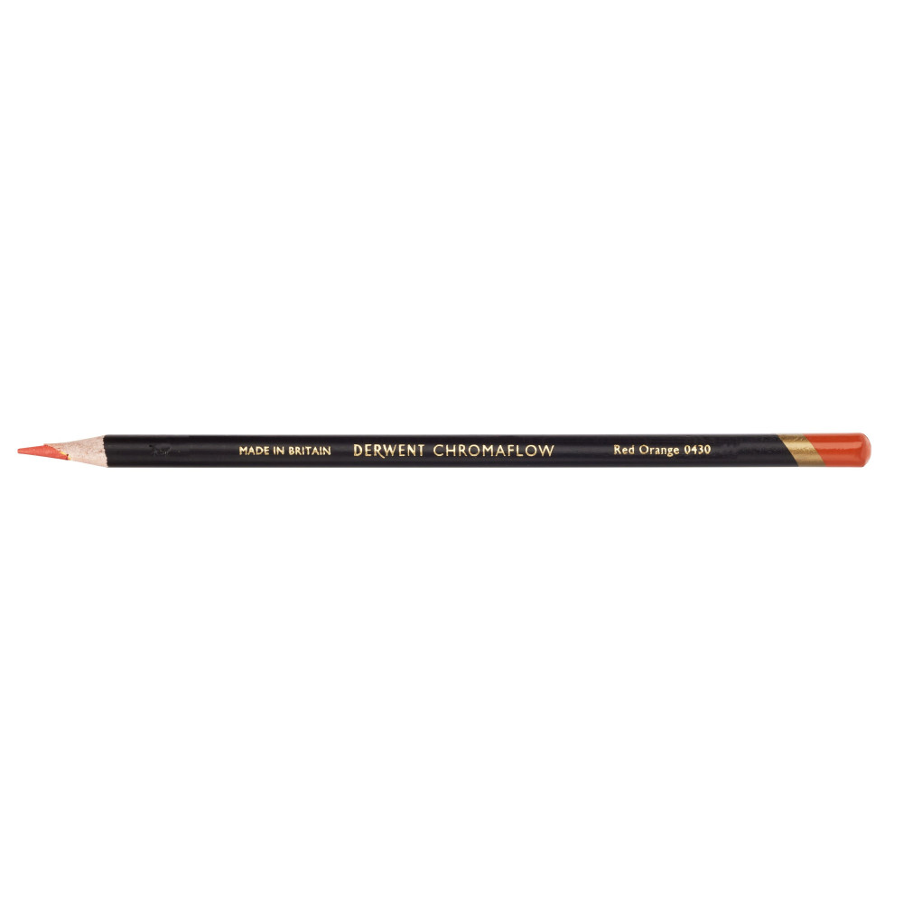 Chromaflow colored pencil - Derwent - 0430, Red Orange