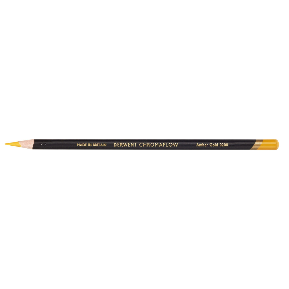 Chromaflow colored pencil - Derwent - 0200, Amber Gold