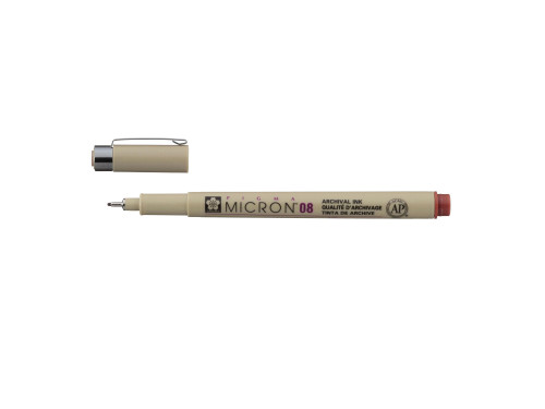 Pigma Micron Fineliner 08 - Sakura - Brown, 0,5 mm