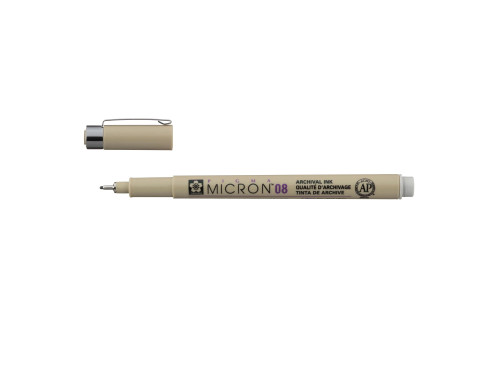 Cienkopis Pigma Micron 08 - Sakura - Light Cool Gray, 0,5 mm