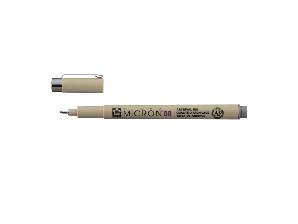Cienkopis Pigma Micron 08 - Sakura - Cool Gray, 0,5 mm