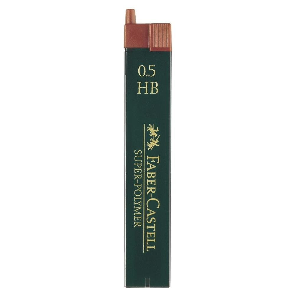 Mechanical pencil lead refills, 0,5 mm - Faber-Castell - HB, 12 pcs.