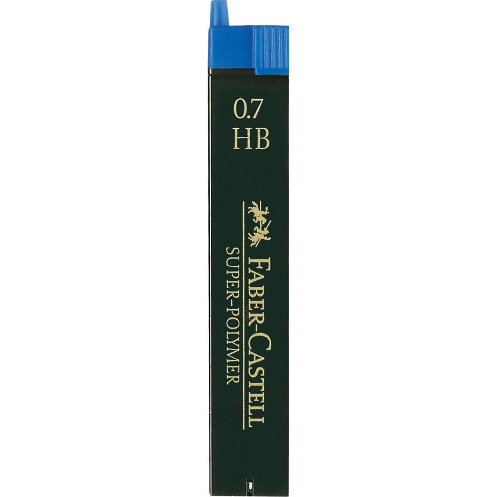 Mechanical pencil lead refills, 0,7 mm - Faber-Castell - HB, 12 pcs.