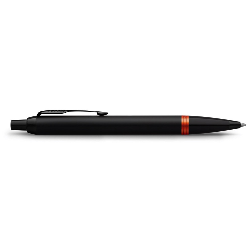 Ballpoint pen IM Vibrant Ring - Parker - black, Flame Orange