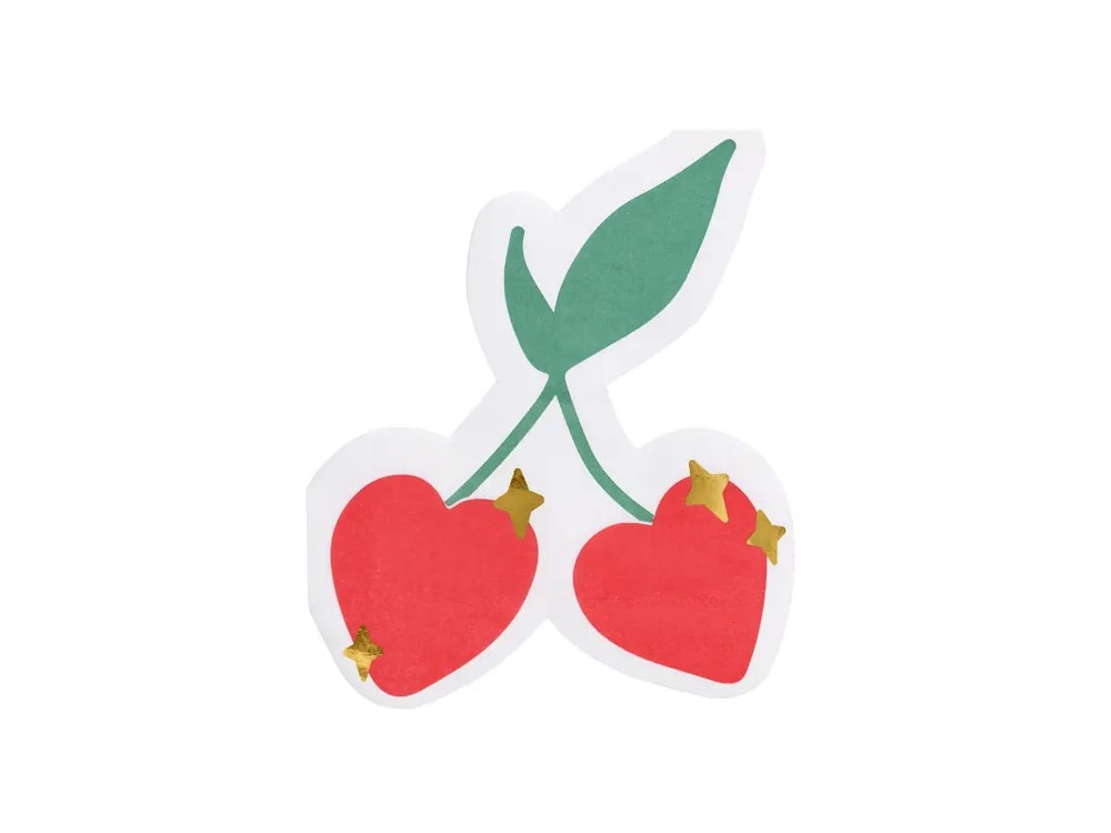 Paper napkins, Cherries - 20 pcs.