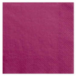 Paper napkins - dark pink,...