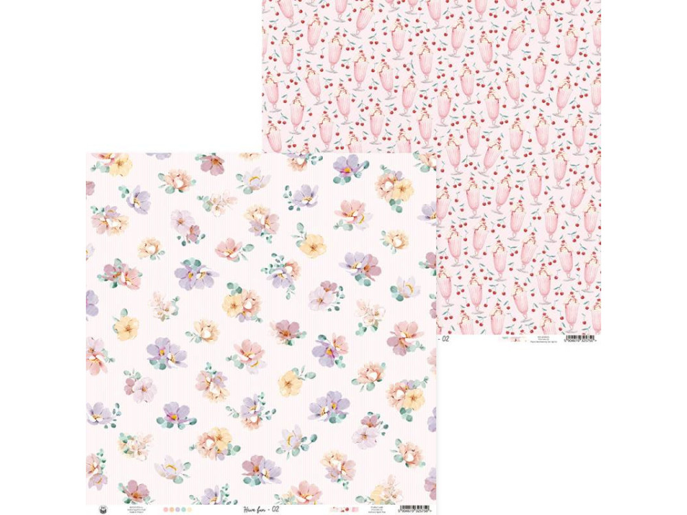 Papier do scrapbookingu 30,5 x 30,5 cm - Piątek Trzynastego - Have Fun 02