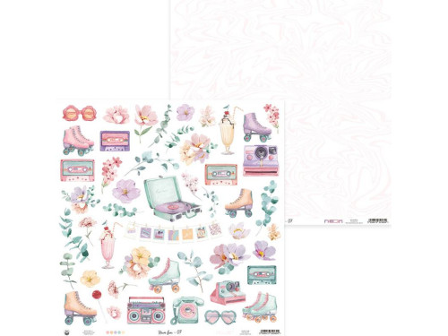 Scrapbooking paper 30,5 x 30,5 cm - Piątek Trzynastego - Have Fun 07