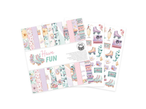 Set of scrapbooking papers 30,5 x 30,5 cm - Piątek Trzynastego - Have Fun