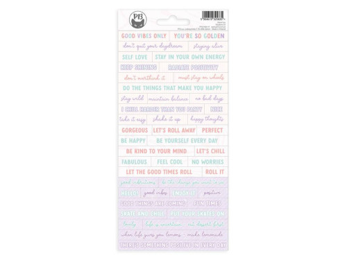 Set of cardboard stickers 10,5 x 22 cm - Piątek Trzynastego - Have Fun 01