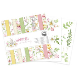 Zestaw papierów do scrapbookingu 15,3 x 15,3 cm - Piątek Trzynastego - Spring is Calling