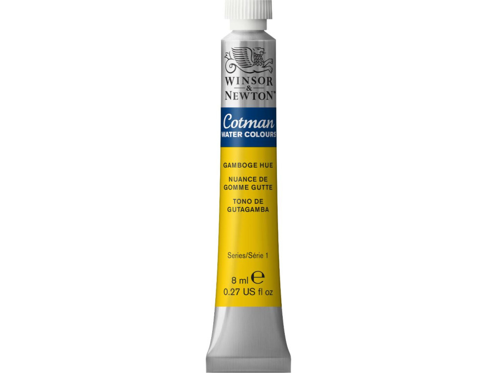 Cotman Watercolor Paint - Winsor & Newton - Gamboge Hue, 8 ml